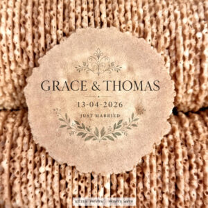 Wedding Wafers – Design W078