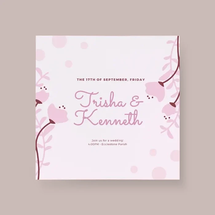 Personalised Wedding Invitations